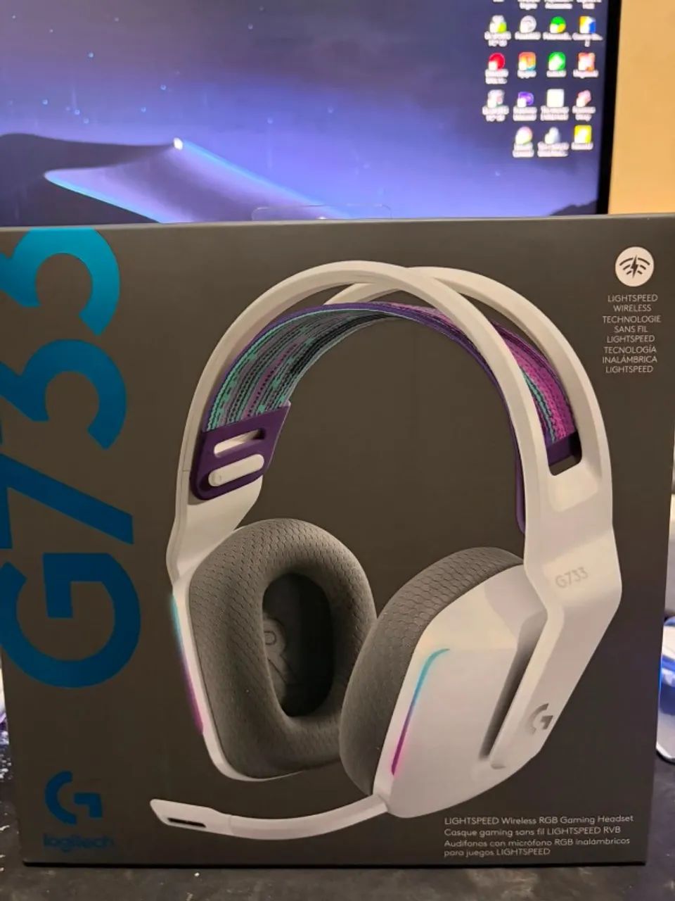 Headset Logitech G733 WIRELESS - LACRADO