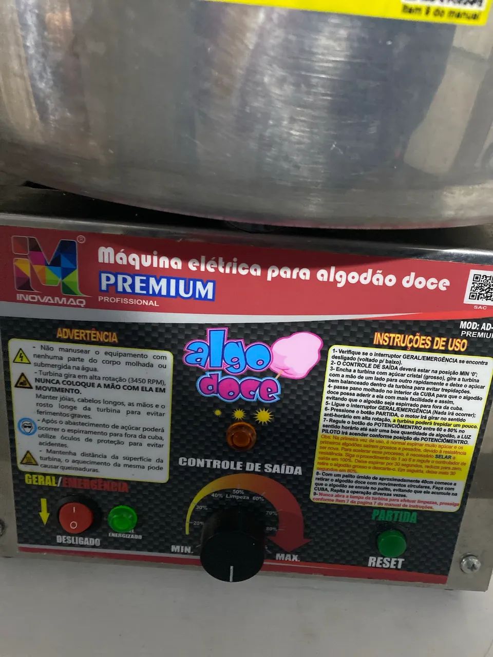 Máquina de algodão doce  - Foto 3