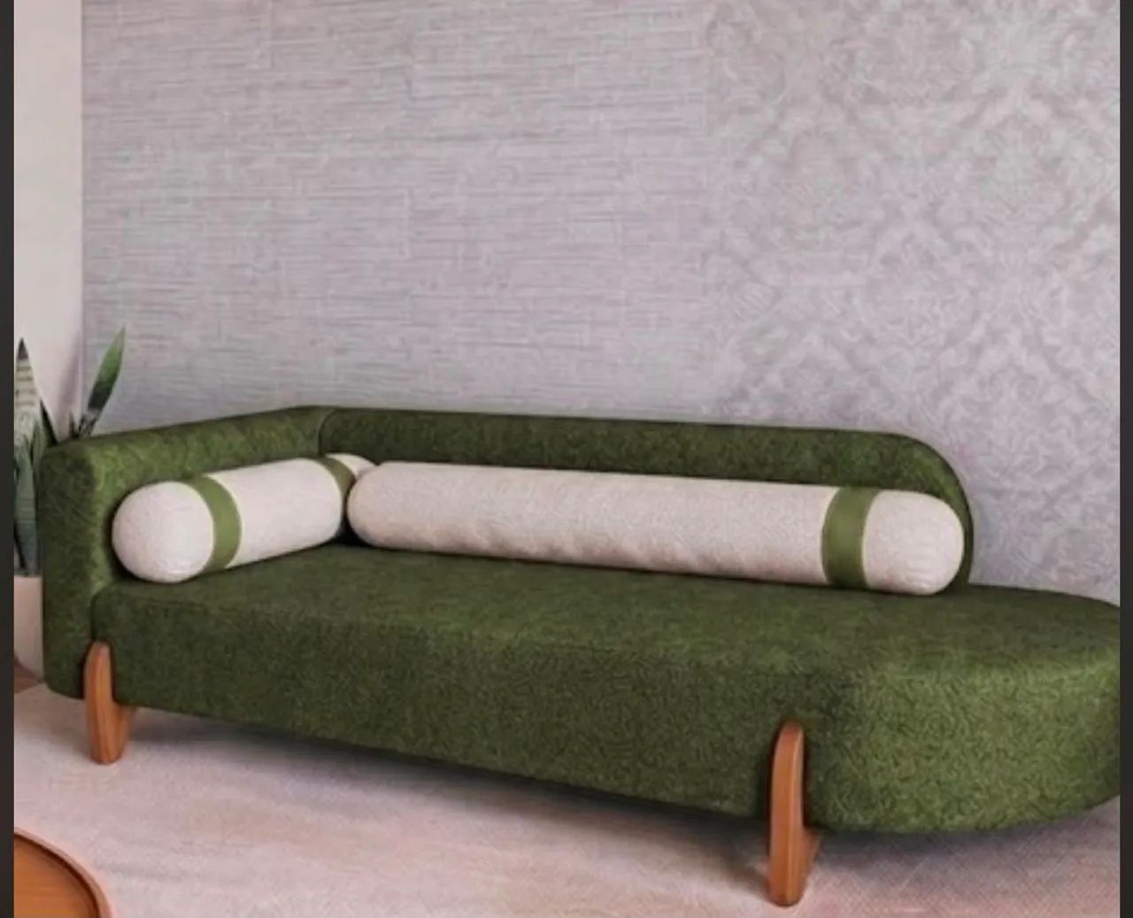 Sofá em tecido suede,medida 1,60m;preço R$1.490,contato * - Foto 2