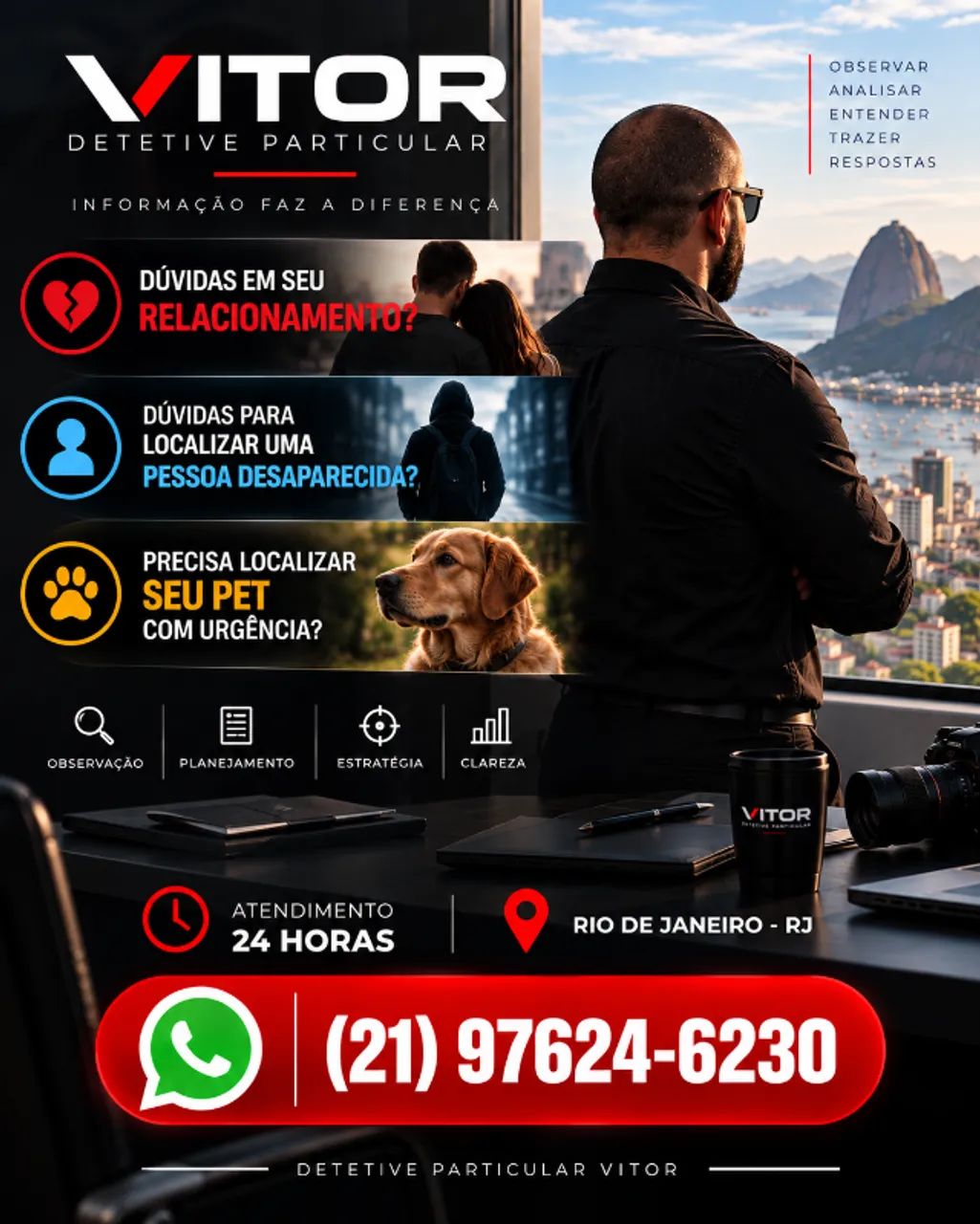 DETETIVE PARTICULAR Rio de Janeiro 