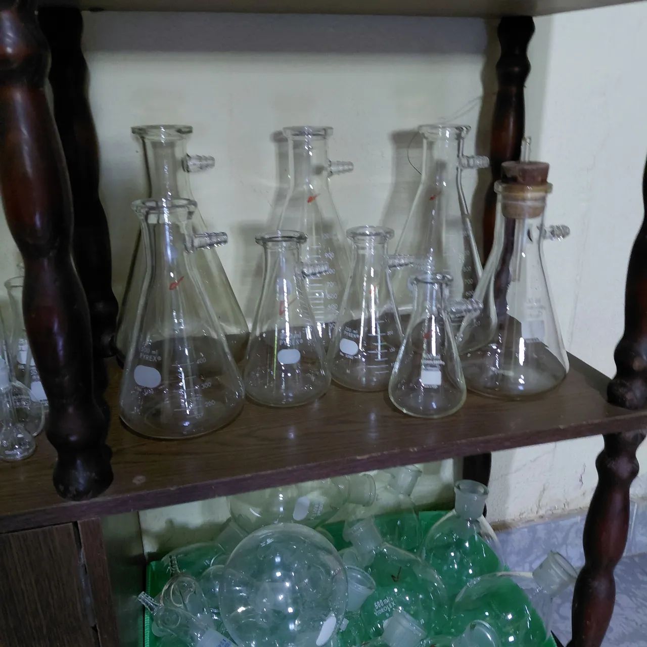 Vidrarias laboratório 