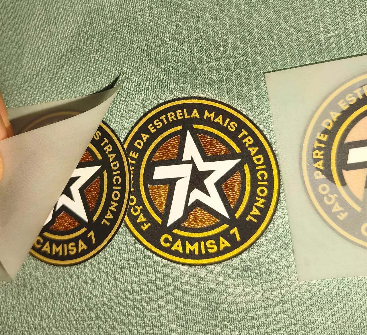 Patch camisa 7 botafogo dourado original  - Foto 2