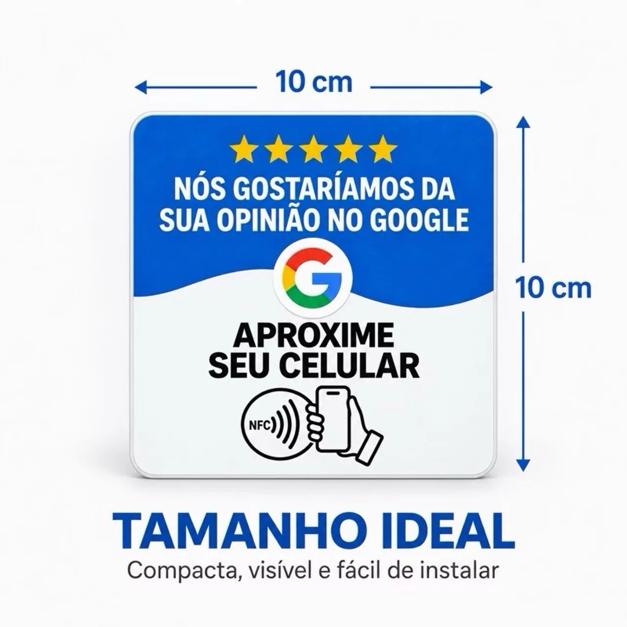 Plaquinha NFC Google Avaliações R$ 74,90 - Foto 4