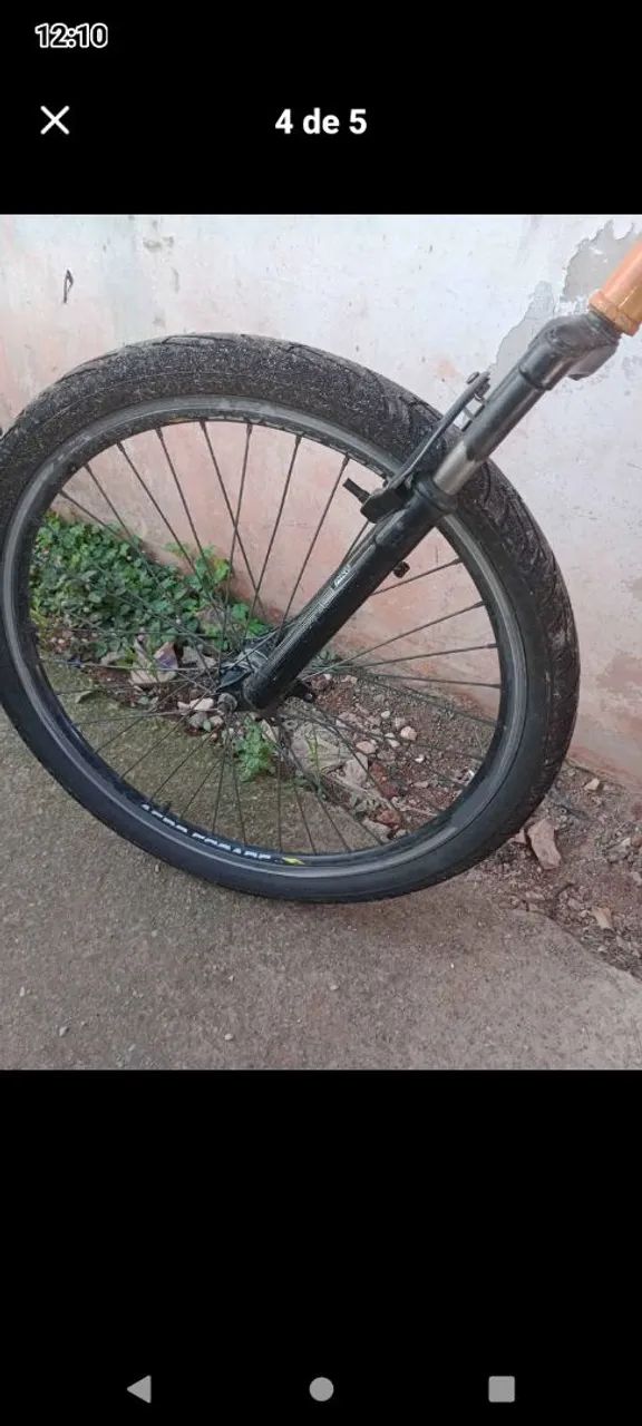 Bicicleta com amortecedor dianteiro e no quadro - Foto 2
