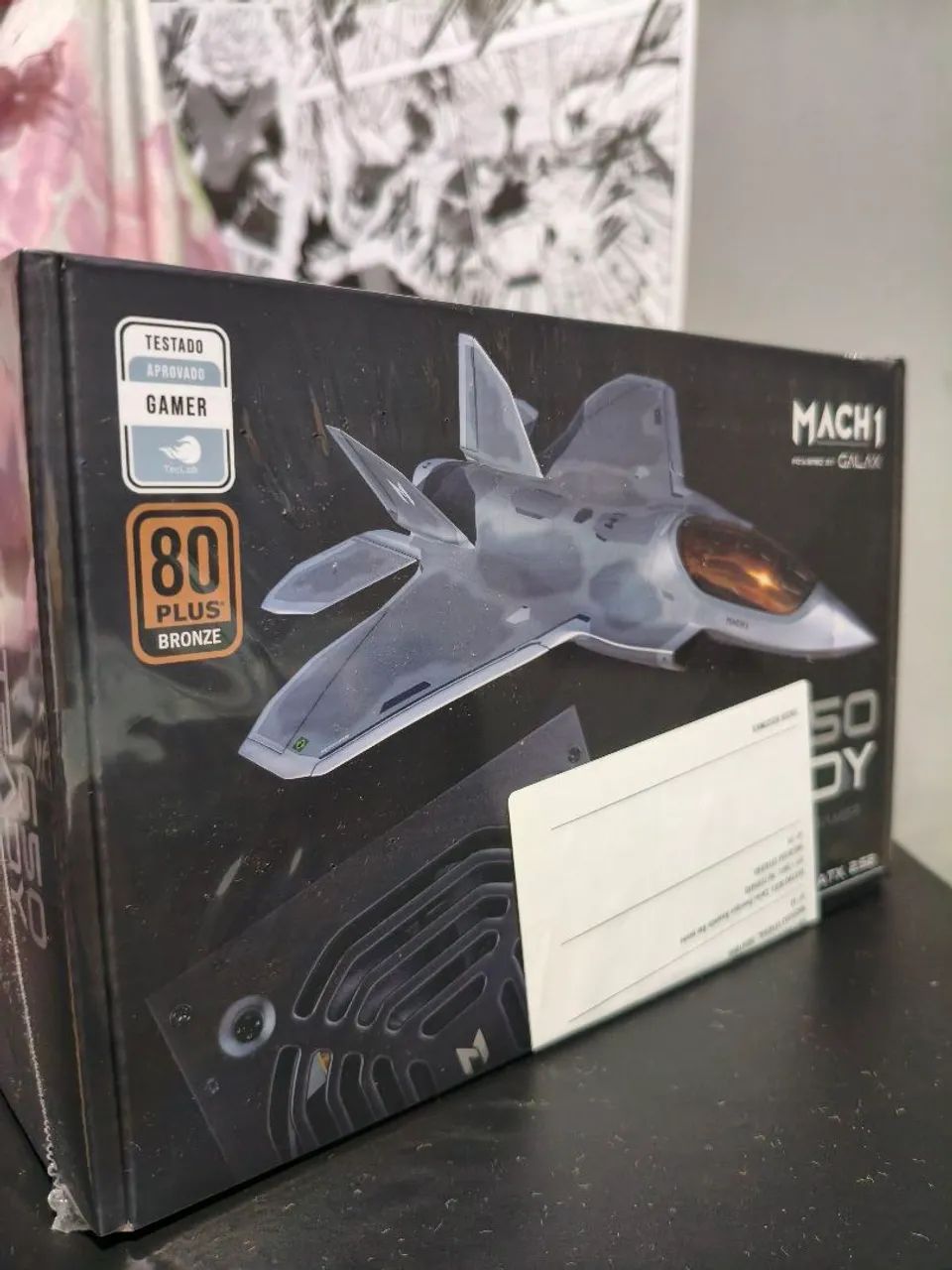 FONTE MSI E MACH1 650W LACRADAS COM NOTA FISCAL  - Foto 2