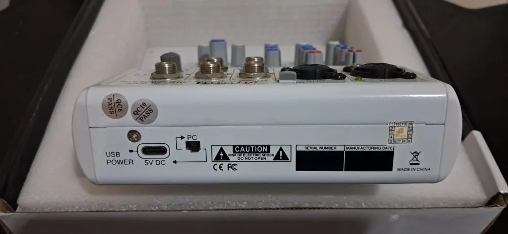 Mesa De Som 4 Canais Arcano Arc-slimix Interface Usb 5v - Foto 4