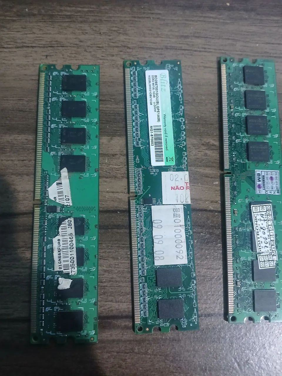 5 pentes de memória ram ddr2 /total 6 gb - Foto 4