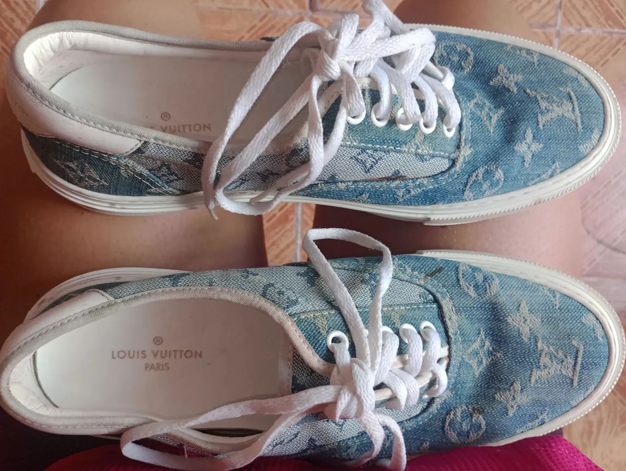 Lousa Vuitton tênis  - Foto 4