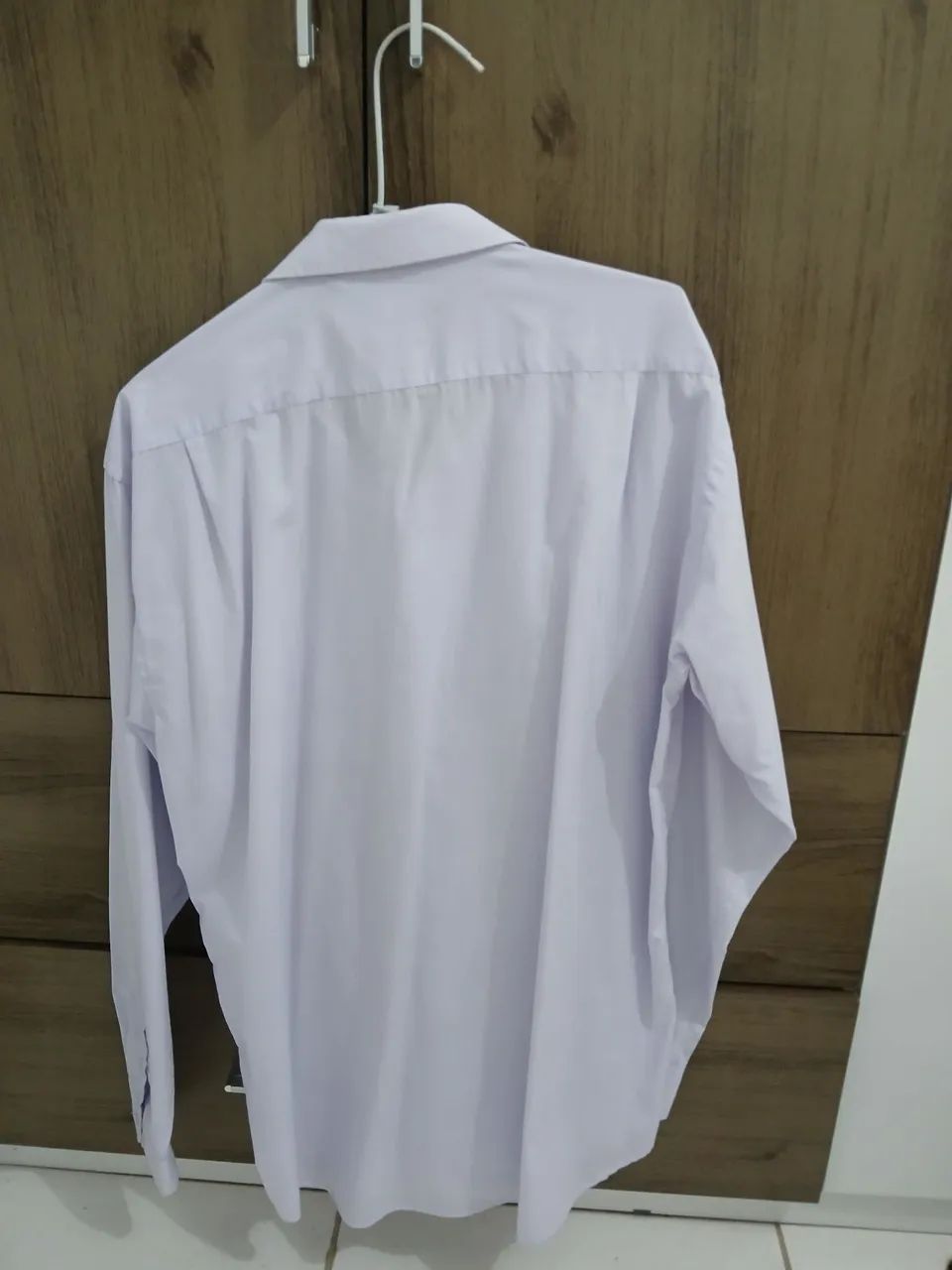 Camisa manga longa lilas - Foto 2