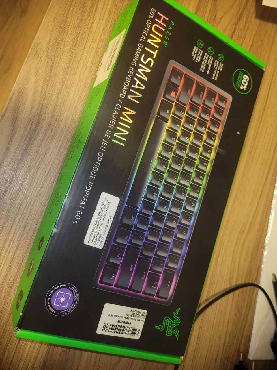 Teclado razer Huntsman mini 60% óptico