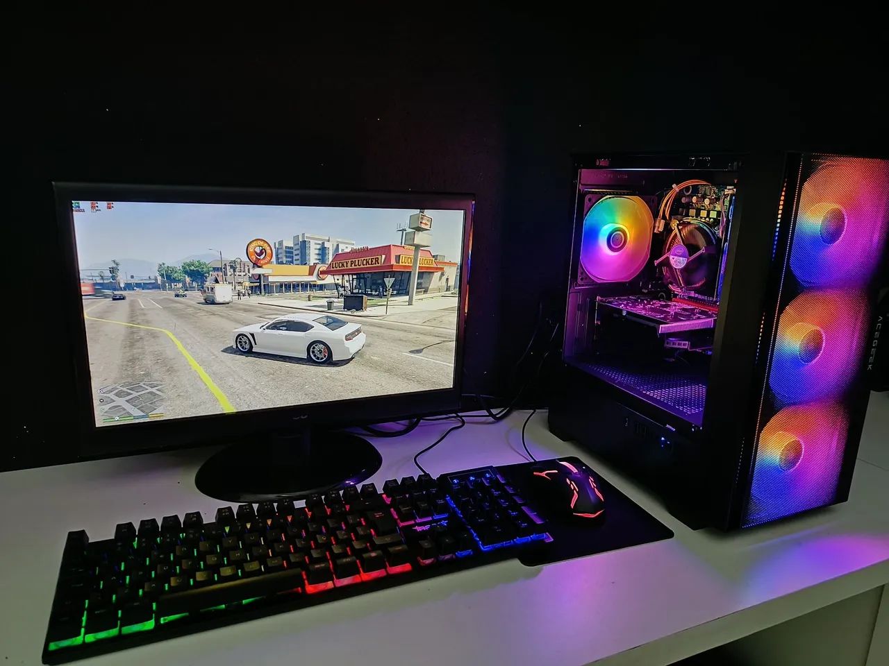 Pc gamer completo i5 GTA 5 free fire Roblox com garantia  - Foto 2