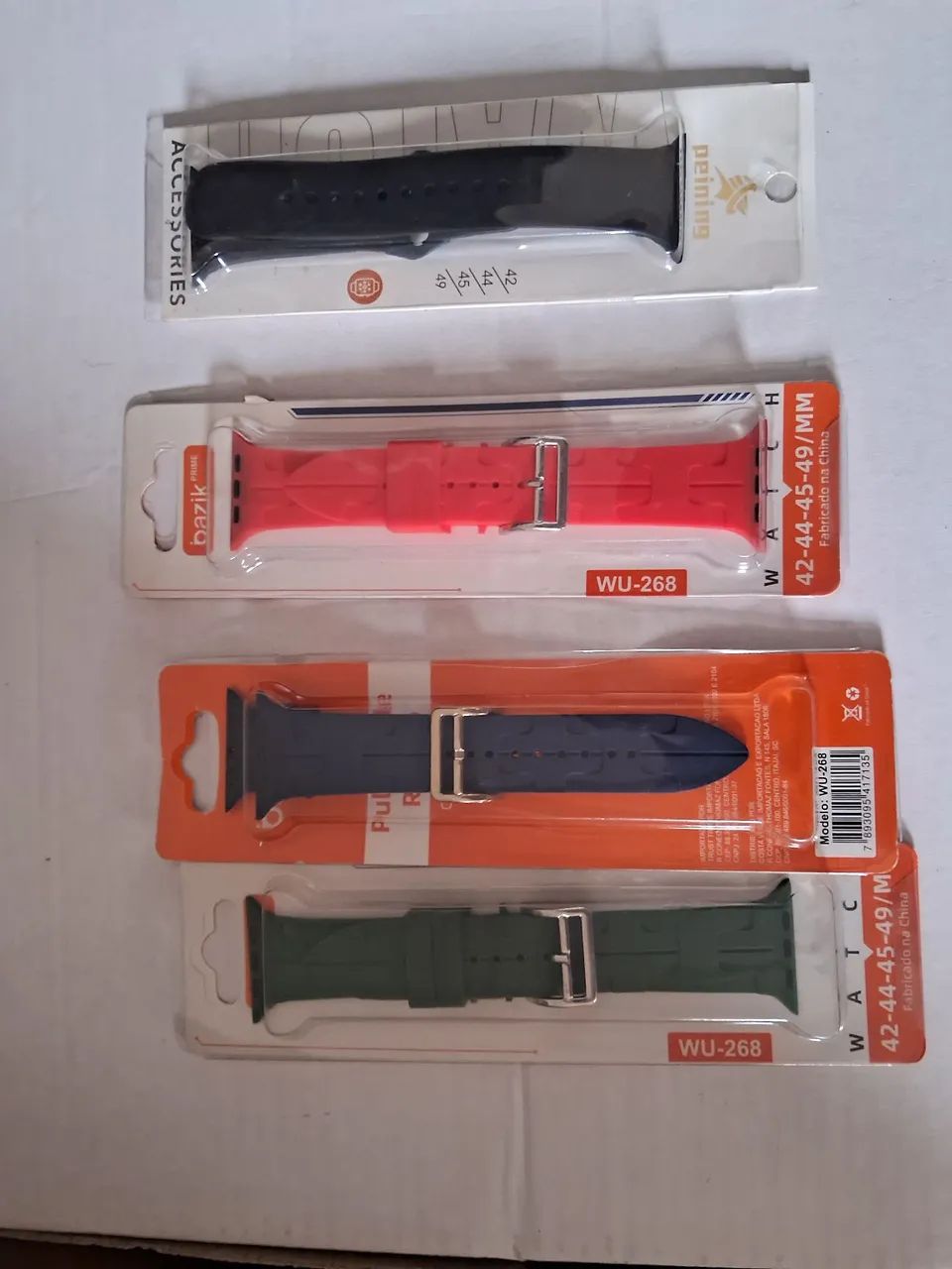  Kit De Pulseiras Para Relógio Inteligente Smartwatch - Cores Variadas