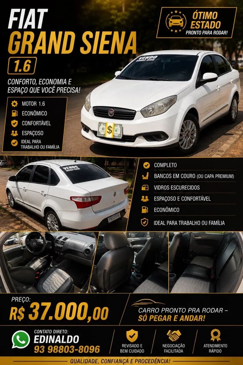 Fiat Grand Siena ESSENCE 1.6 FLEX 16V 2015