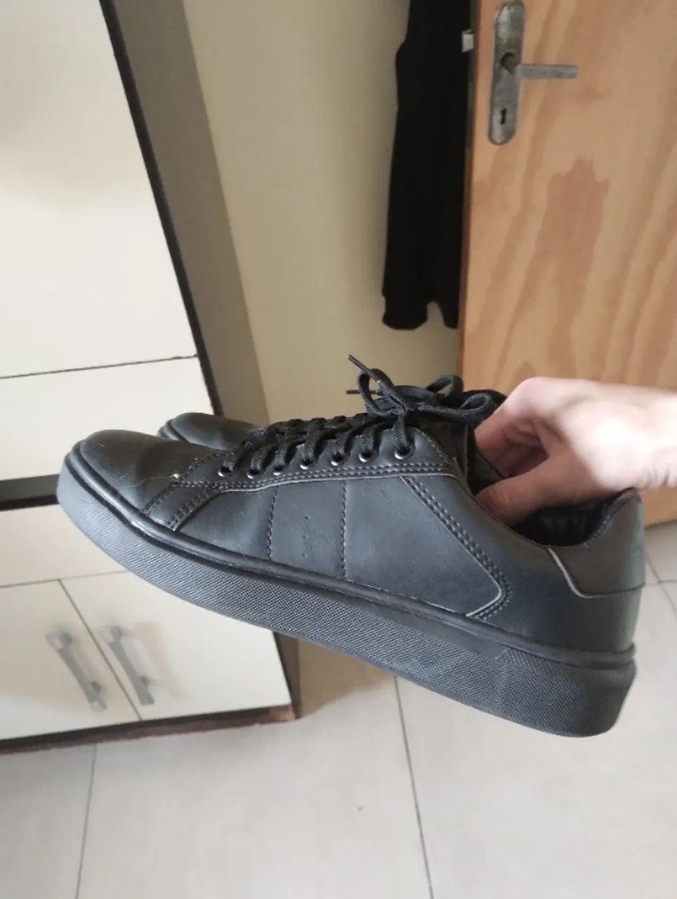 tênis casual preto