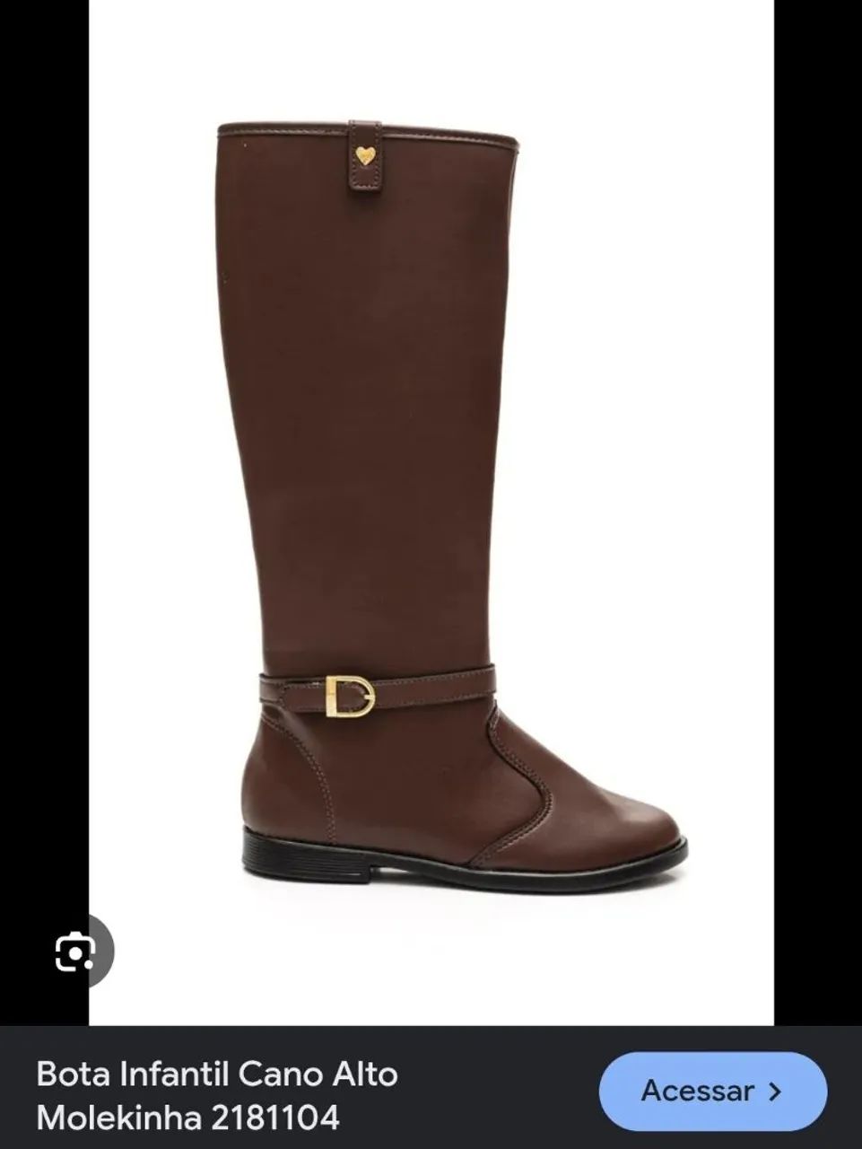 Vendo bota infantil 