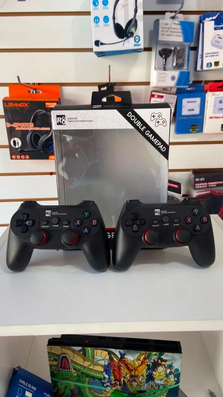 Kit com 2 controles sem fio 