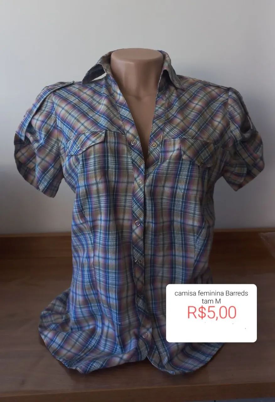Blusas femininas M e G  R$5,00 - Foto 3