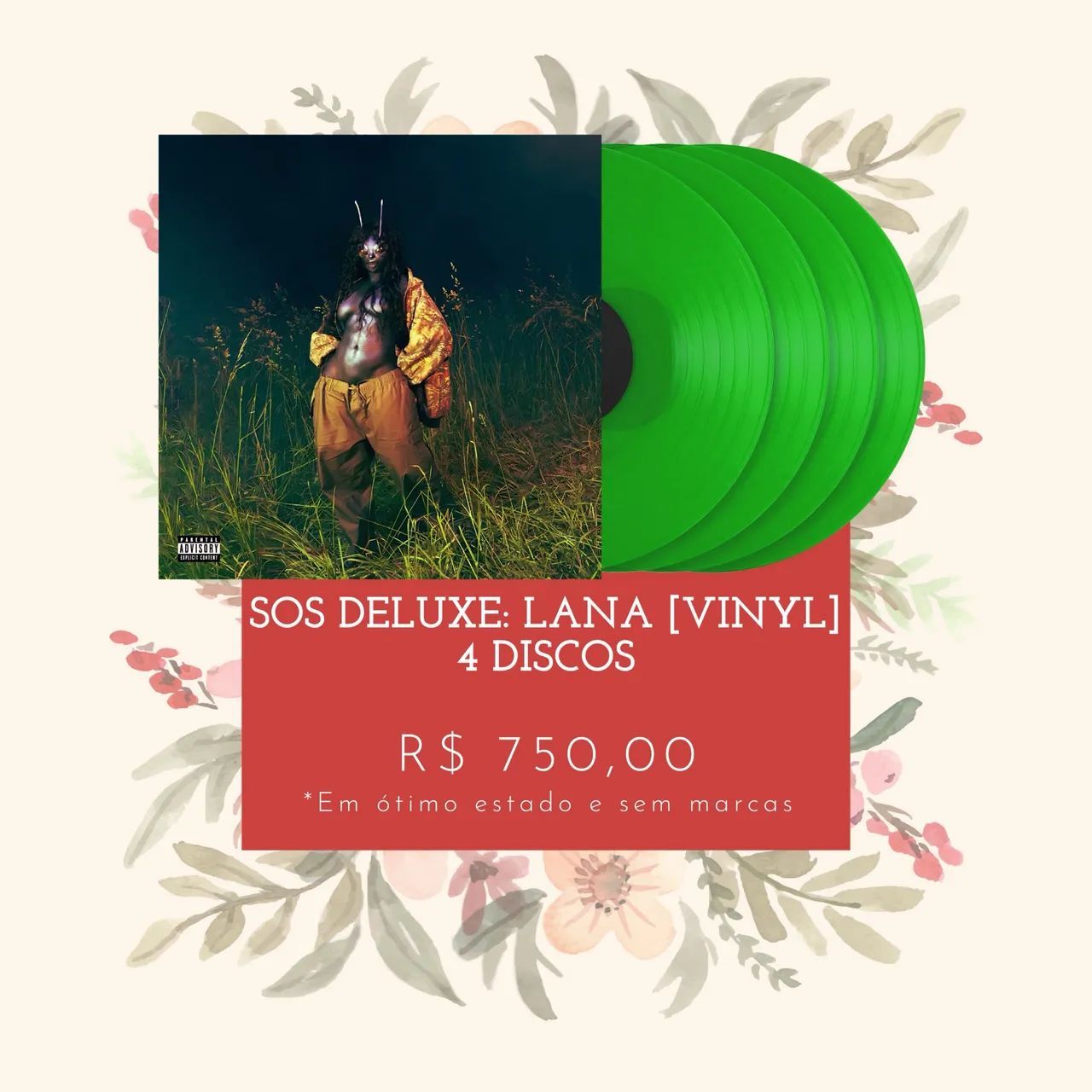 VINIL SZA - SOS DELUXE: LANA - 4 DISCOS 