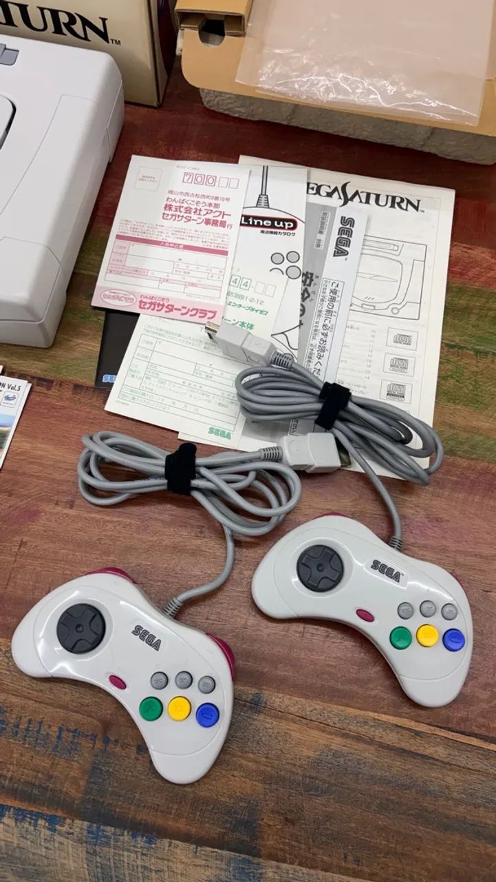Console Sega Saturn Original CIB Completo - Foto 3