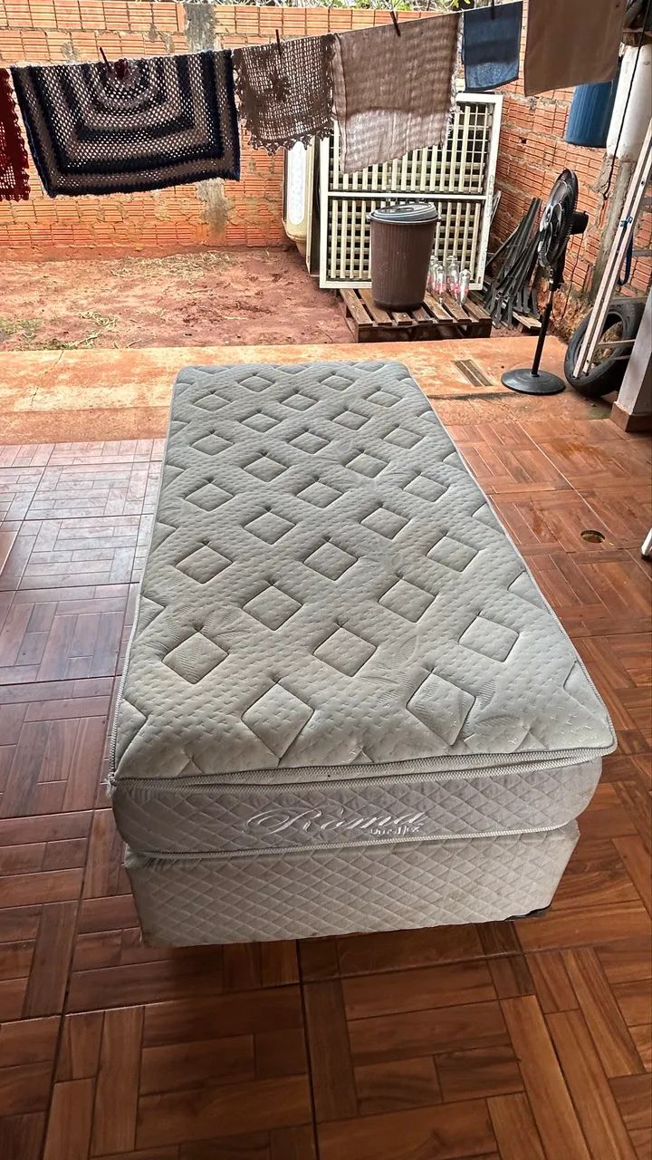 Cama Box Solteiro Umaflex modelo Roma com molas ensacadas - Foto 4