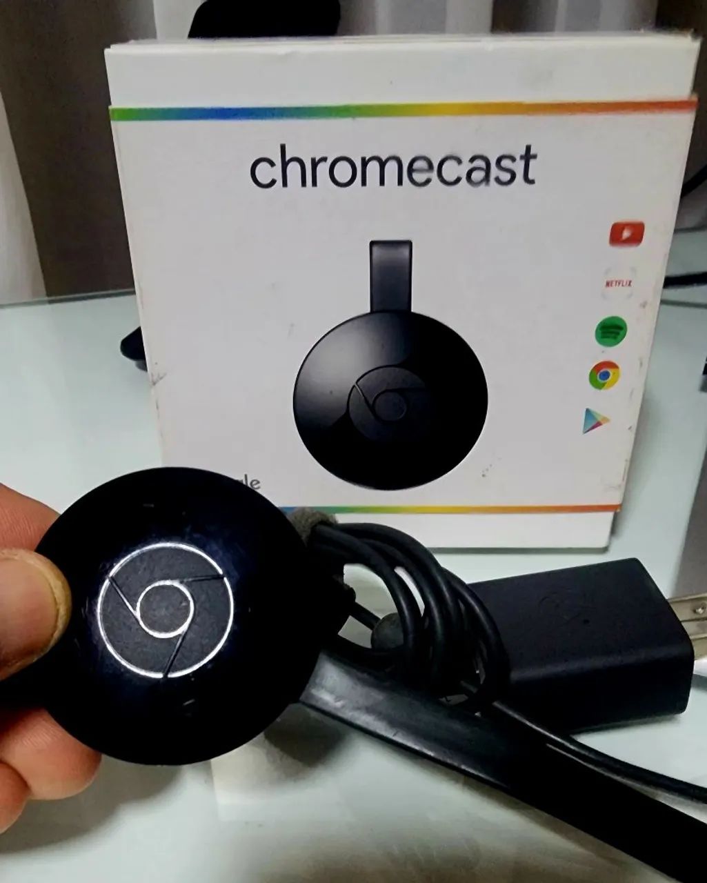 Google Chromecast De 2a Geração, Full Hd Wi-fi Hdmi Preto - Foto 4
