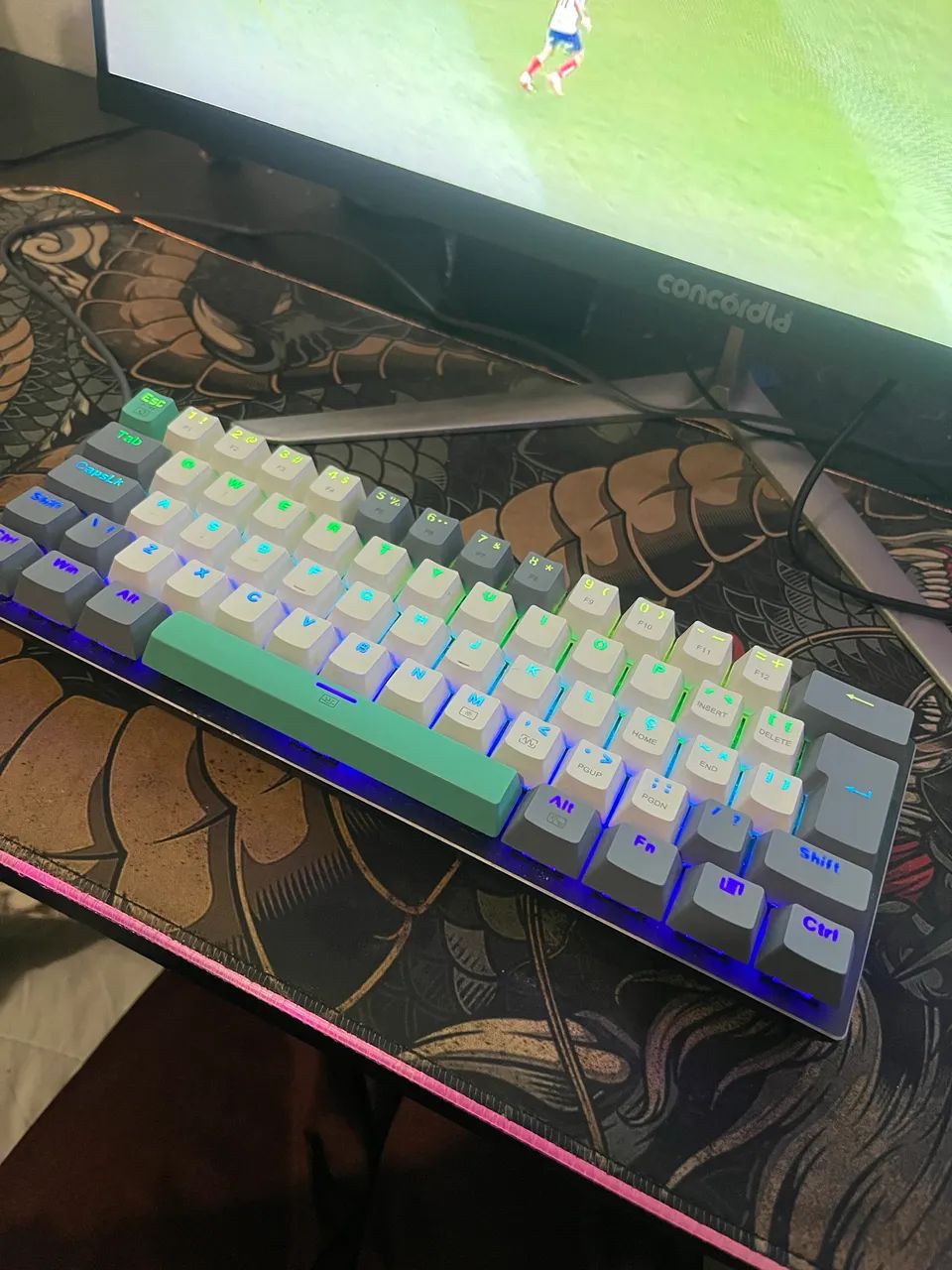 KIT Gamer Teclado e Mouse - Machenike & Redragon - Foto 4