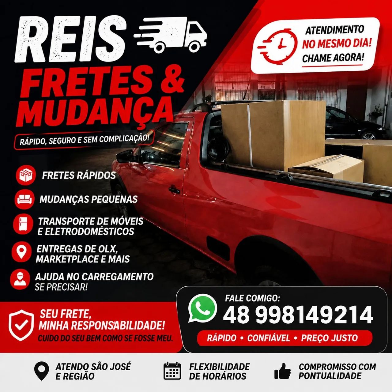 ? Resgate de Motos 24h e Pequenos Fretes | Orçamento Rápido - Foto 2
