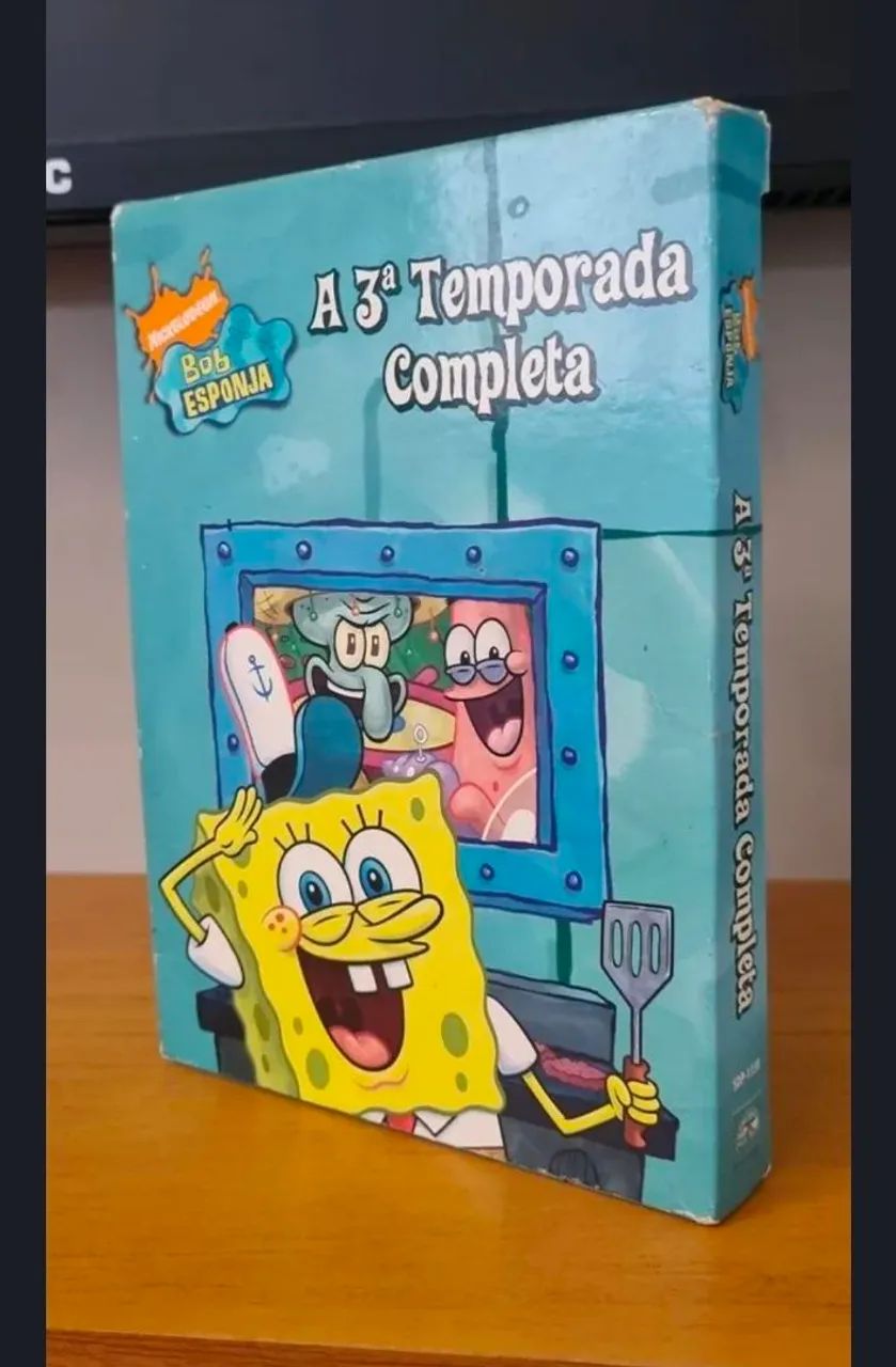 DVD BOB ESPONJA ORIGINAL - 3°TEMPORADA COMPLETA.