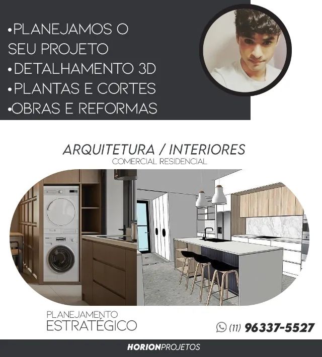 PROJETO ARQUITETÔNICO //  PLANTA BAIXA + FACHADA 3D - Foto 2