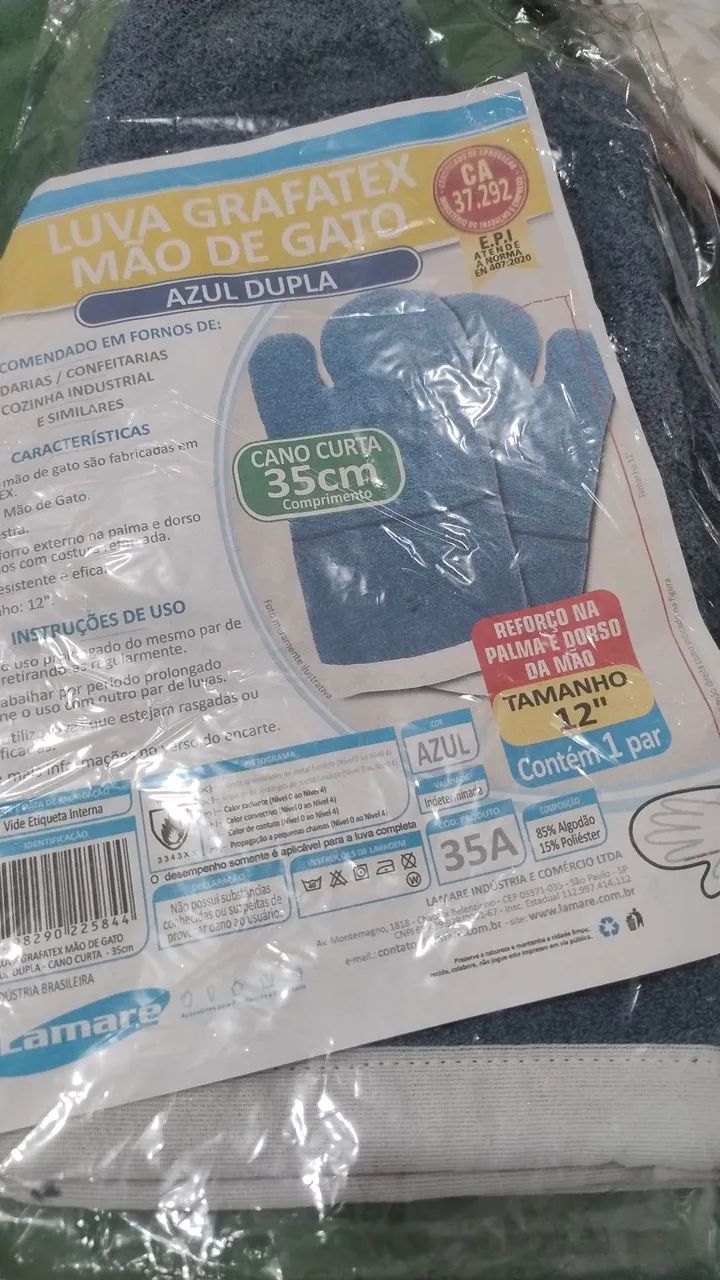 Ítens EPI cozinha