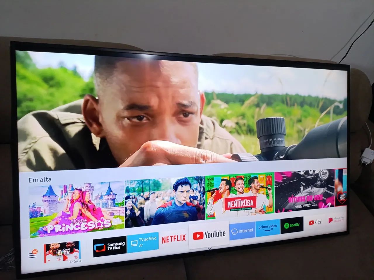 Tv samsung 4k smart 55 polegadas conservada - Foto 3