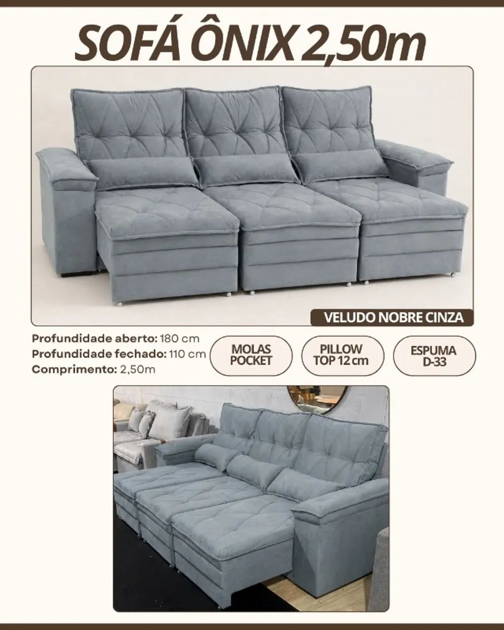 Sofa retrátil  - Foto 2