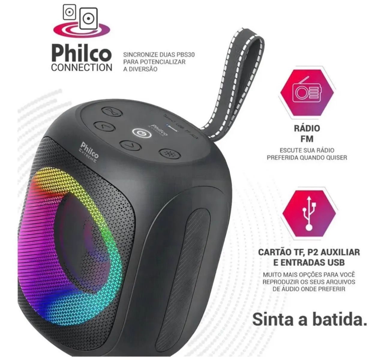 Caixinha de som Philco - Foto 5