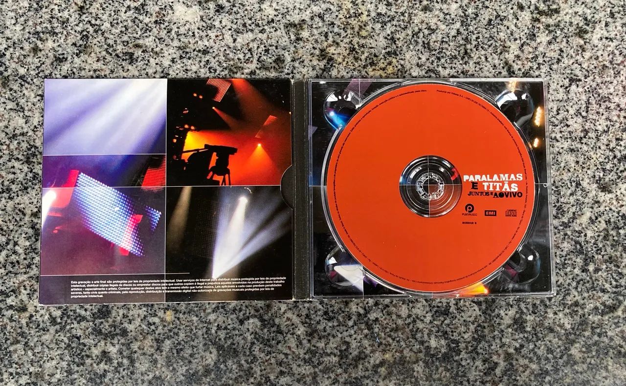 CD Paralamas e Titãs - Juntos e Ao Vivo (Original) - Foto 2