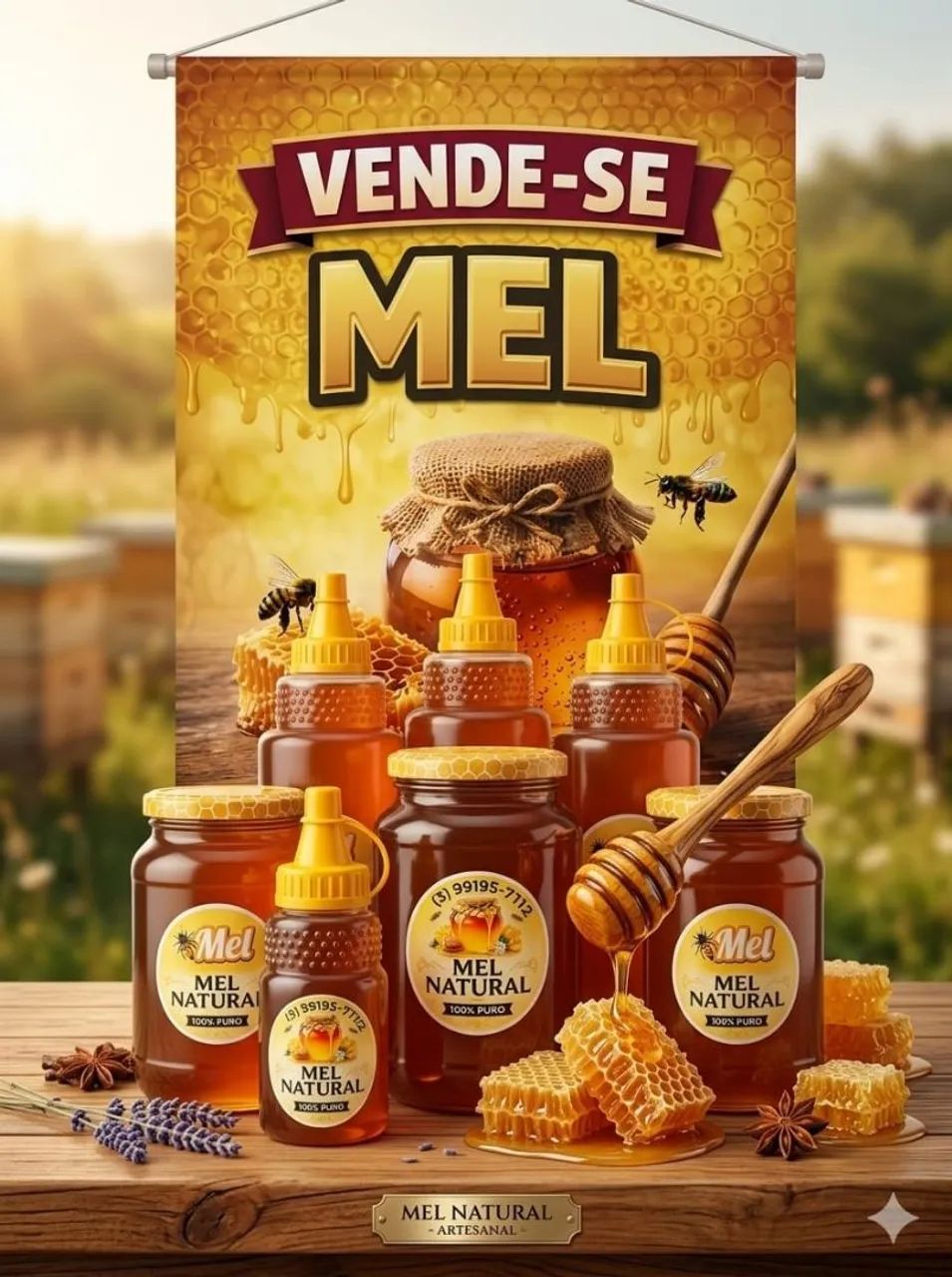 Mel puro