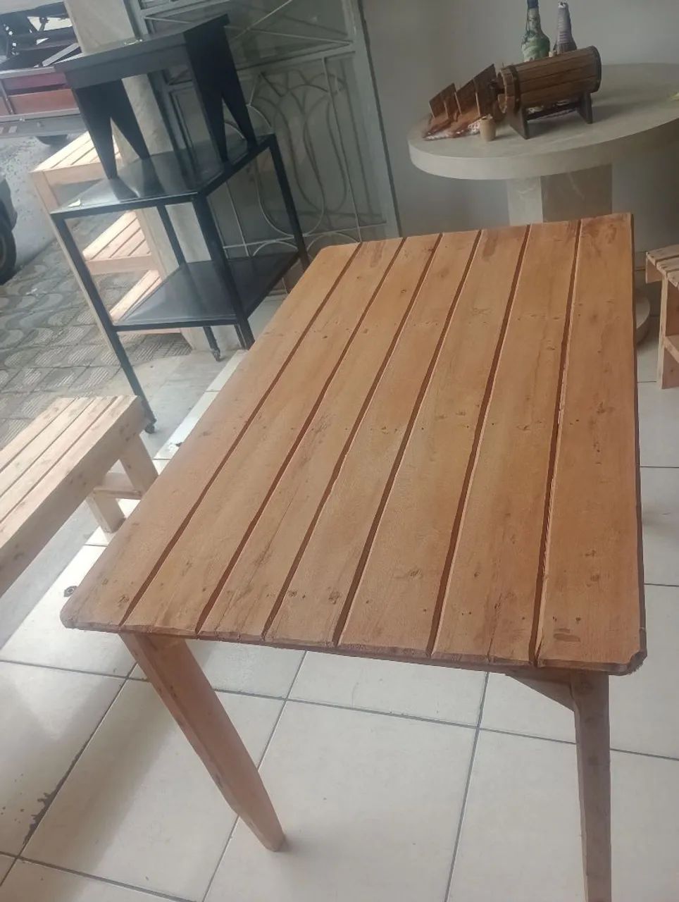Mesa madeira 1.20x70  - Foto 4