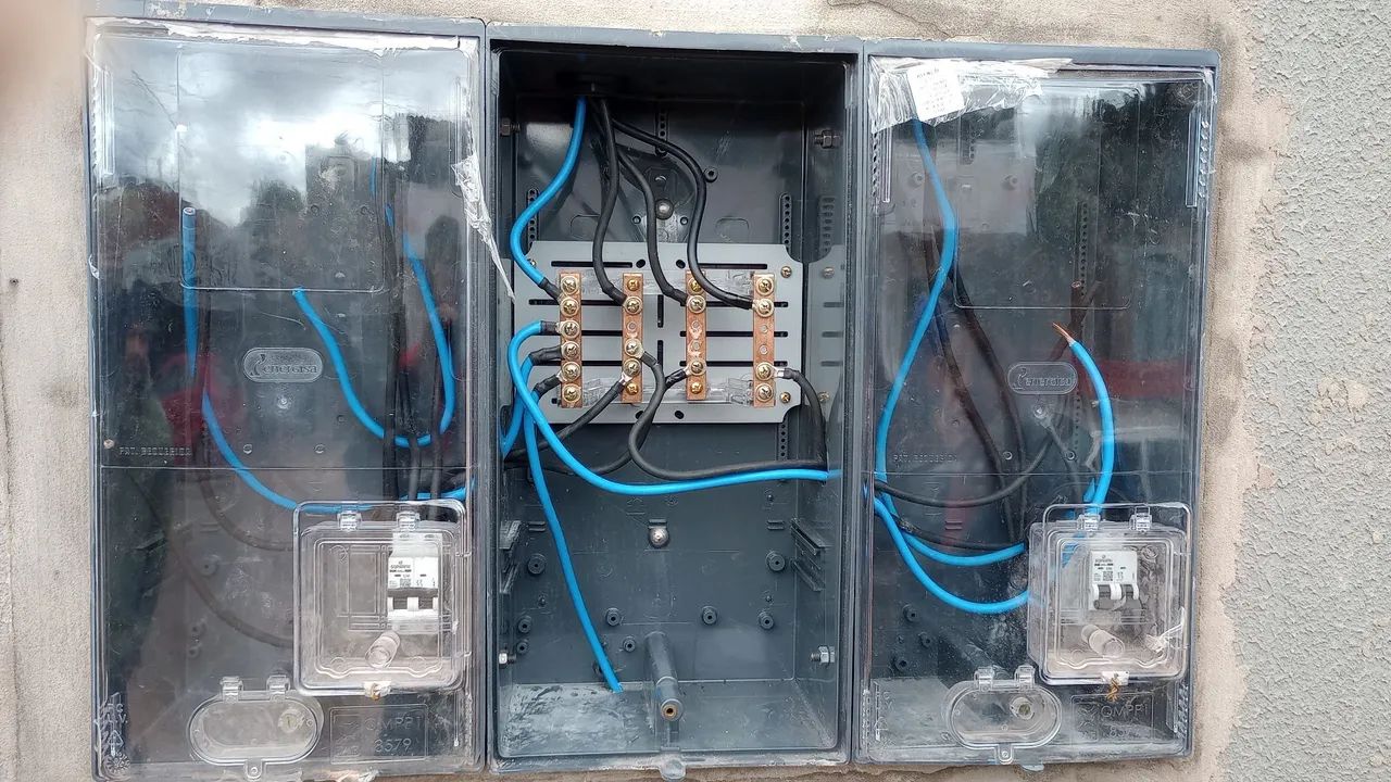 Instalação de padrão de energia, Energia Solar, Grade de proteção, . - Foto 5