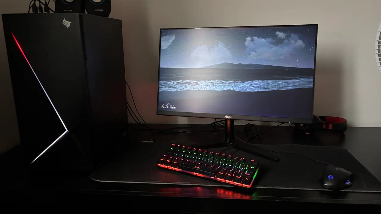 Pc gamer sem periféricos 