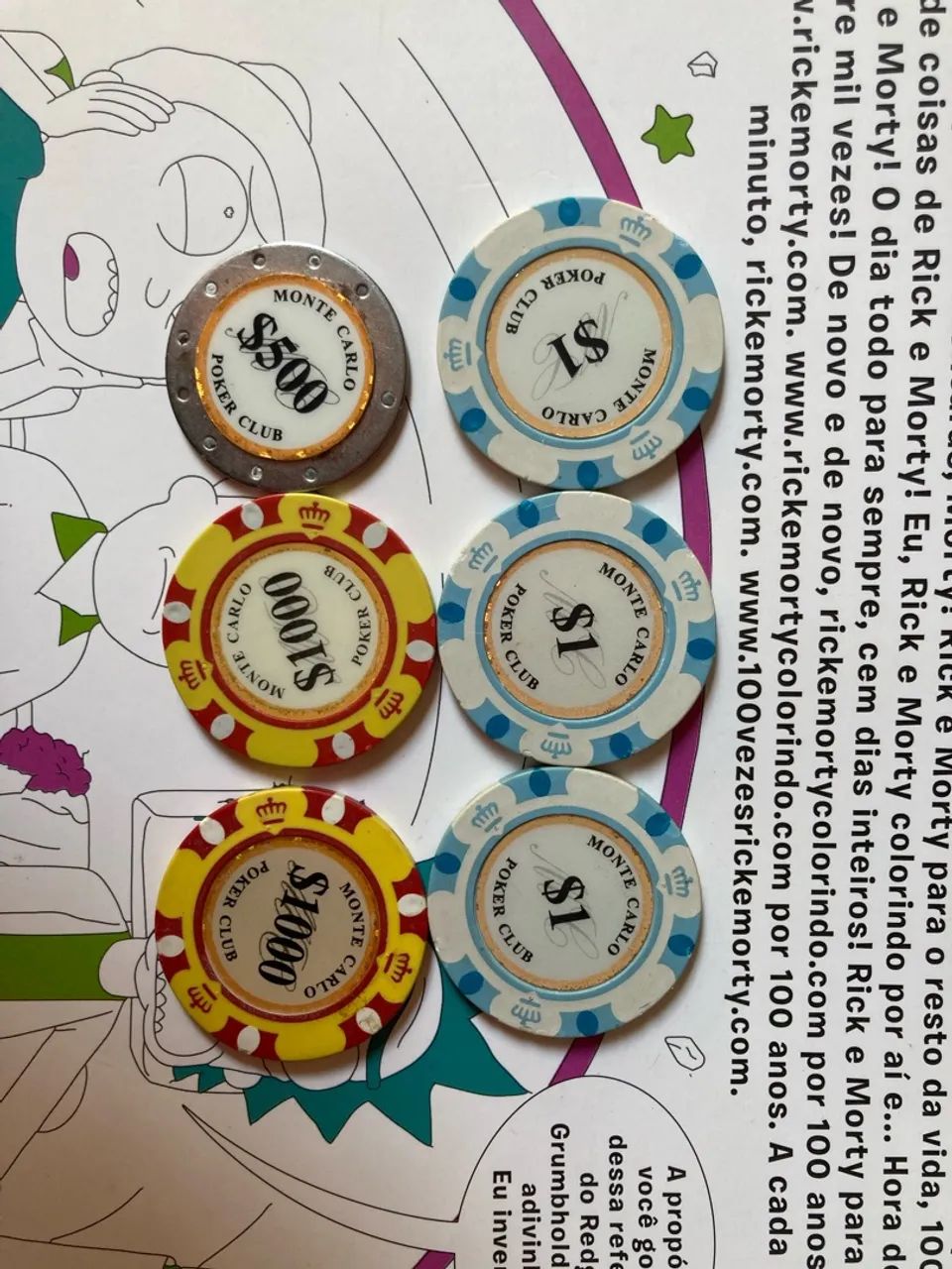 Ficha de poker  monte Carlos - Foto 2