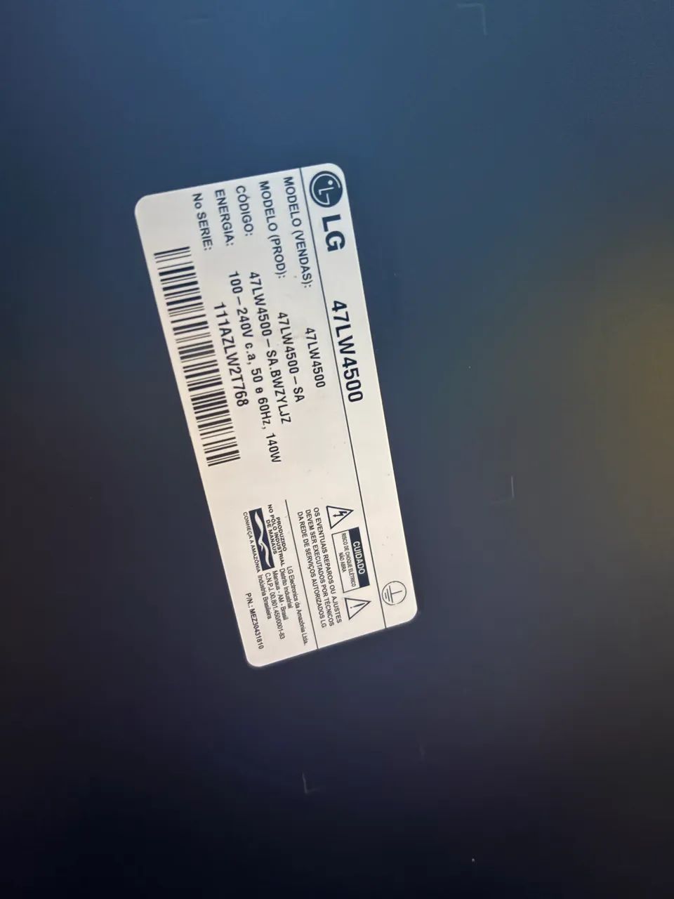 TV LG 47? Full HD - Modelo 47LW4500 - Foto 3