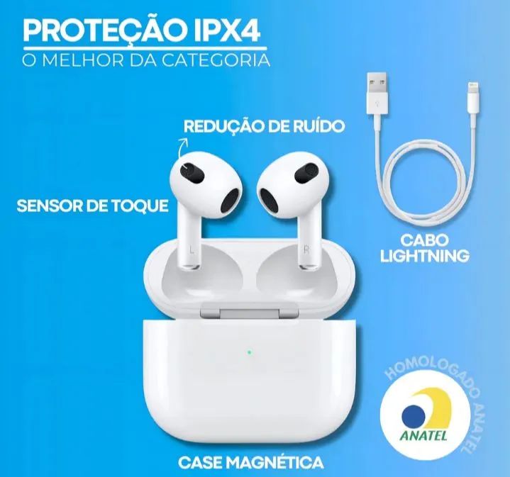Fone Bluetooth A'Gold Compatível com Android e iPhone | Qualidade Premium - Foto 2