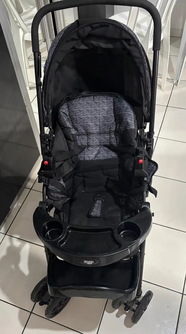 Carinho de bebe cosco com bebe conforto - Foto 4