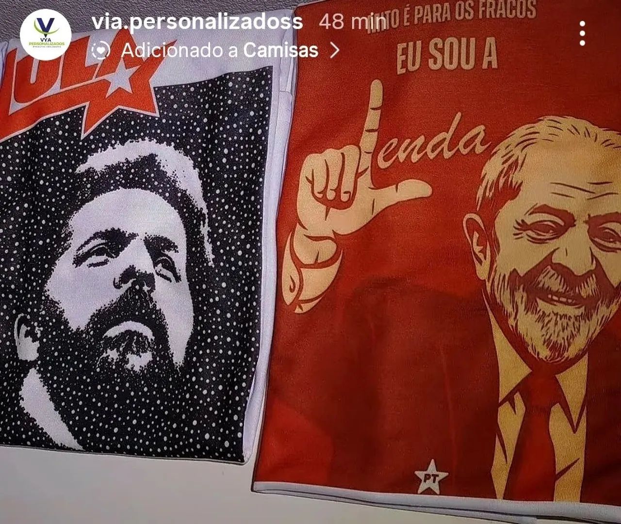 Camisas Lula - Foto 2