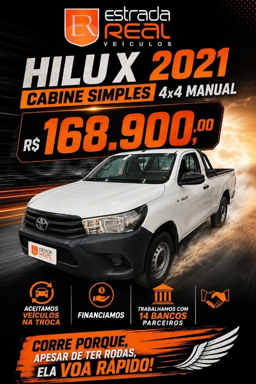 Toyota Hilux Hilux CS 4x4 2.8 TDI Diesel Mec. 2021