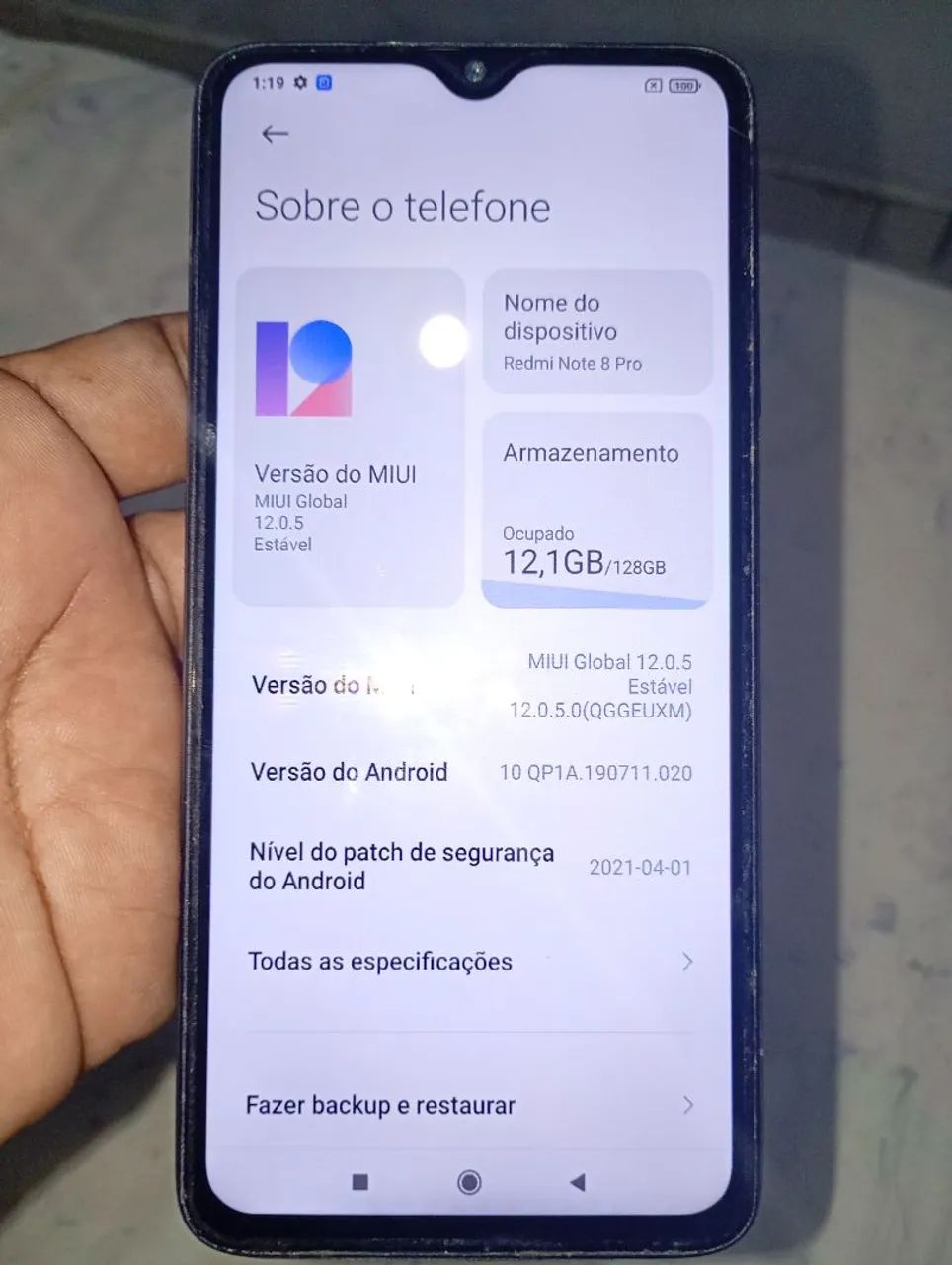Vendo celular Note 8 Pro.Usado ótimo  - Foto 2