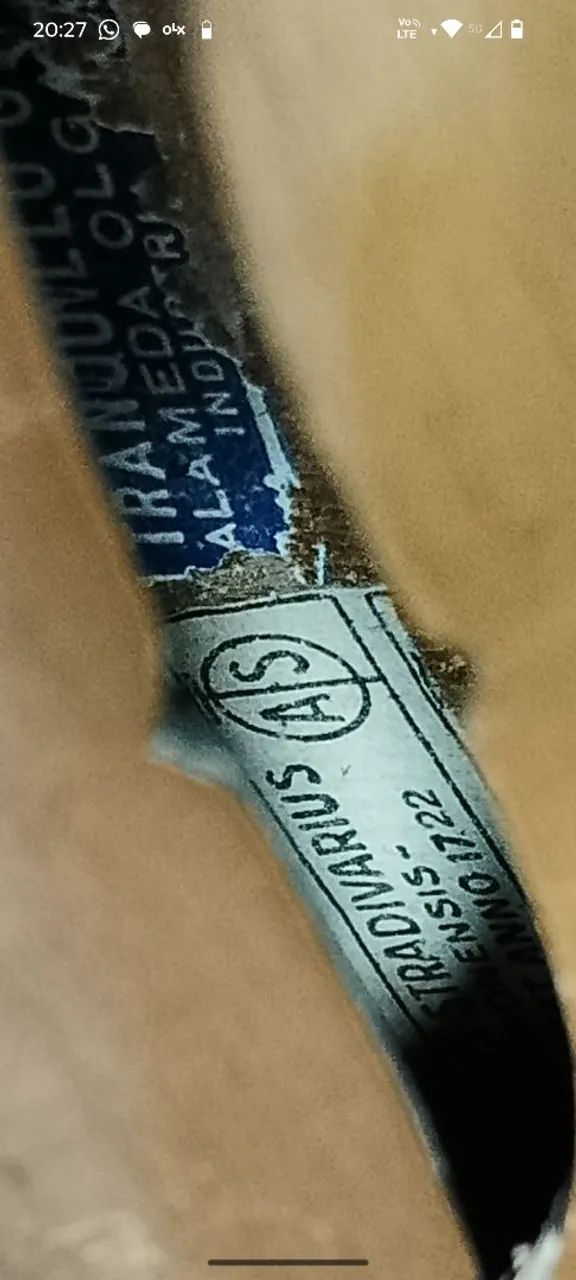 Violino antigo Tranquillo Giannini Stradivarius  - Foto 3