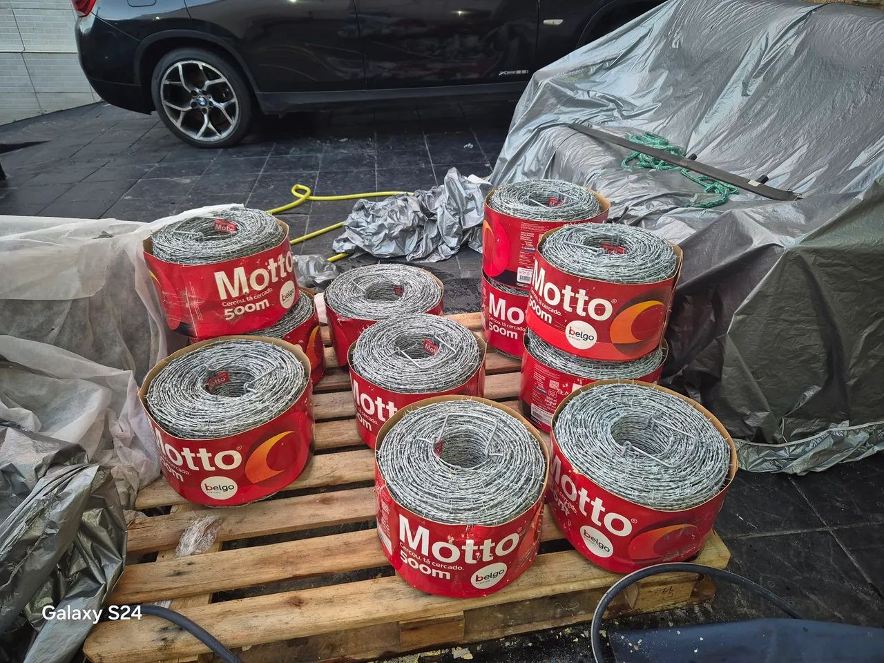 ARRAME ENFARTO MOTTO 500M BELGO NOVO TENHO  6 ROLOS  - Foto 2