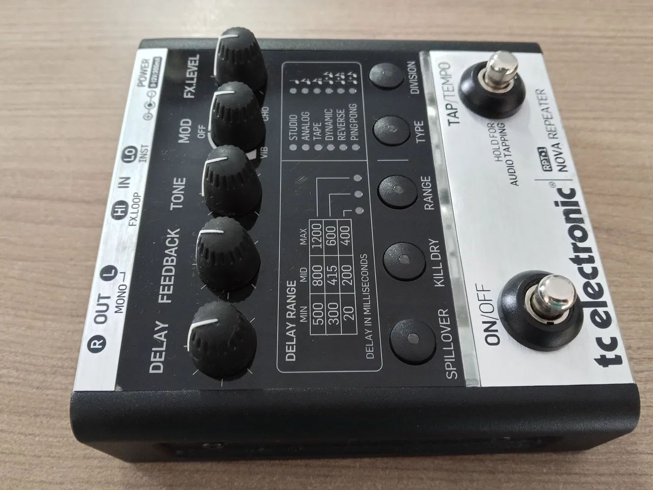 Pedal Nova Repeater Tc eletronic 