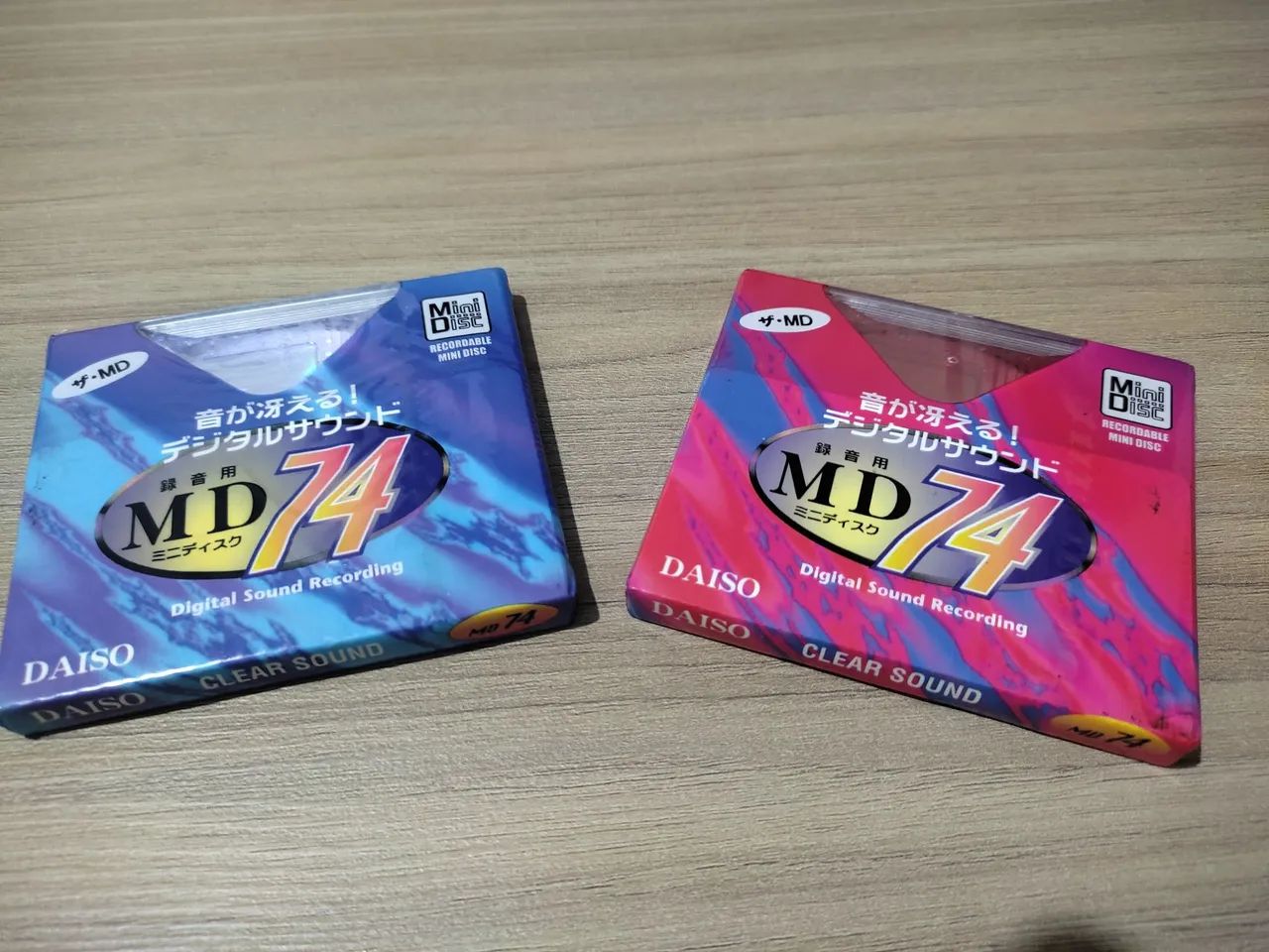 02 Mini Discs (MD) lacrado - Daiso