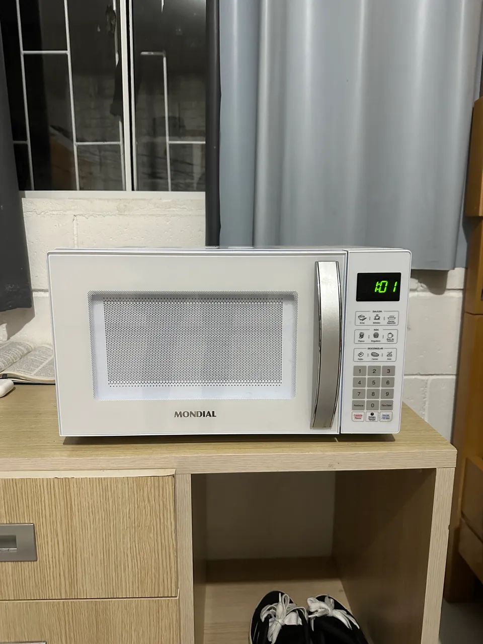 Microondas em estado de novo 